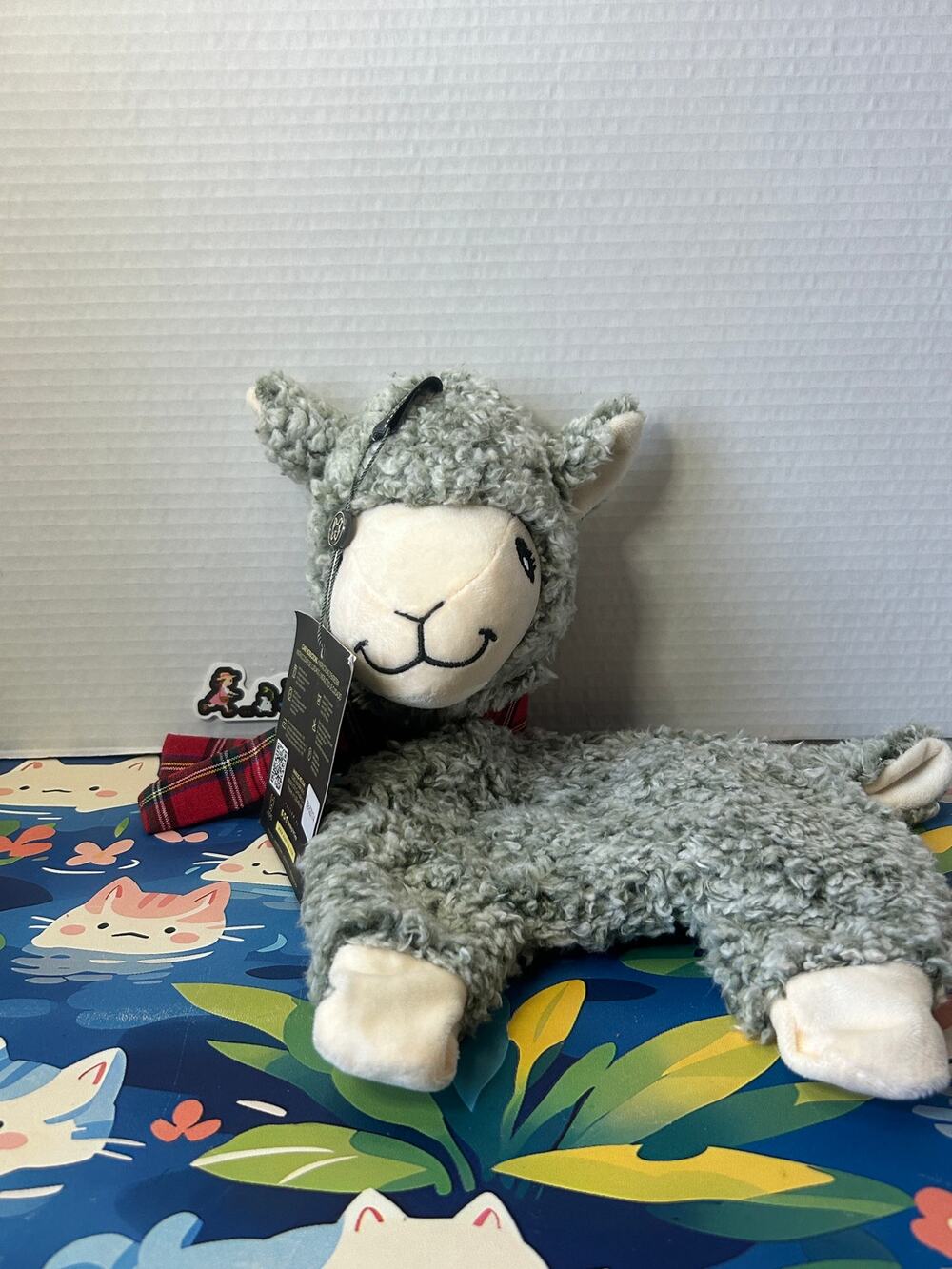 Nan Dog Pet Gear Nandog Nwt Flat Llama Dog Toy Crinkle Body & Squeaker!